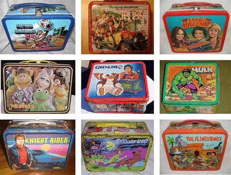 80's metal lunch boxes|lunch boxes from the 80s.